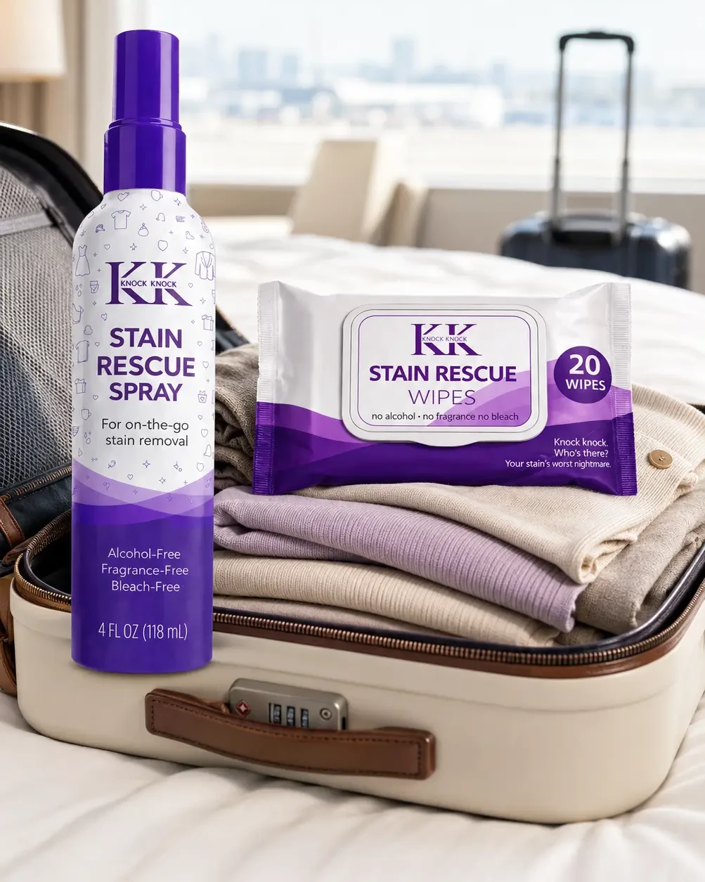 KNOCK KNOCK suitcase essential